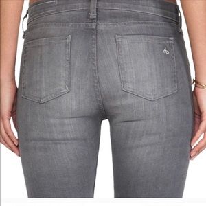 Rag & Bone gray skinny jeans